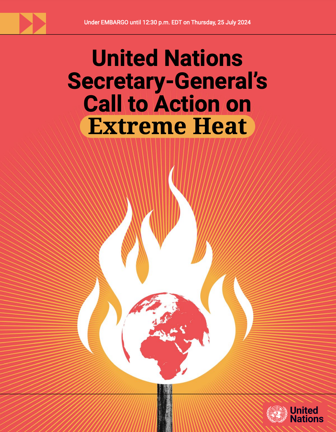 UN SG extreme heat call to action cover